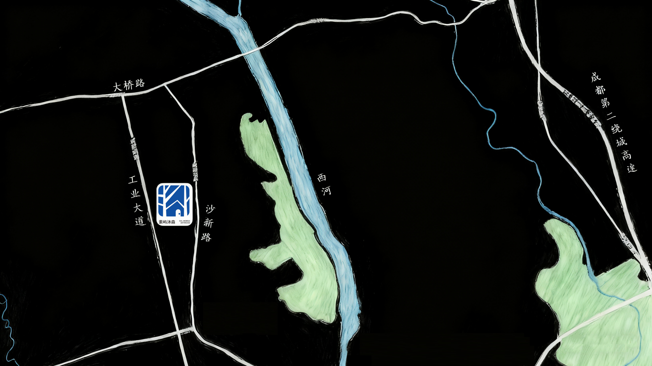 素屿沐森生产基地地图